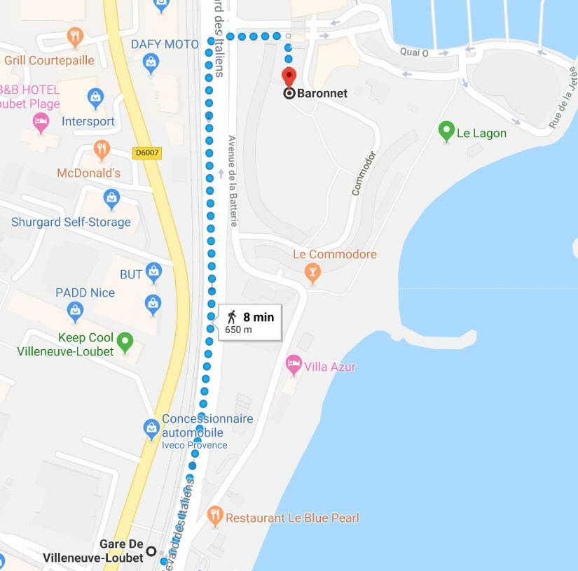 Apartmán Venus - Climatise - Marina Baie Des Anges Villeneuve-Loubet Exteriér fotografie